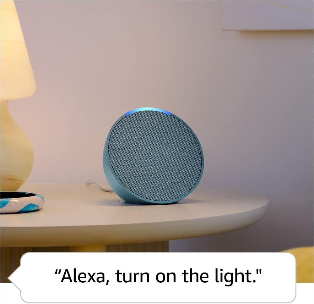 Echo Pop Full sound compact smart speaker with Alexa Charcoal (New)