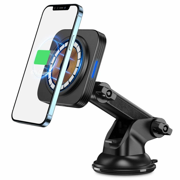 HaloLock™ Dashboard Wireless Car Charger for iPhone 13-12  Supports Apple MagSafe (Sale)