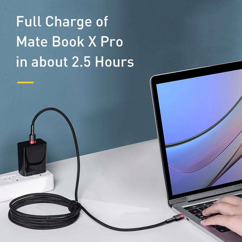 Baseus 100W USB C To USB Type C Cable USBC PD Fast Charging Charger Cord USB-C 5A Type C Cable 2M For Macbook and all new PC