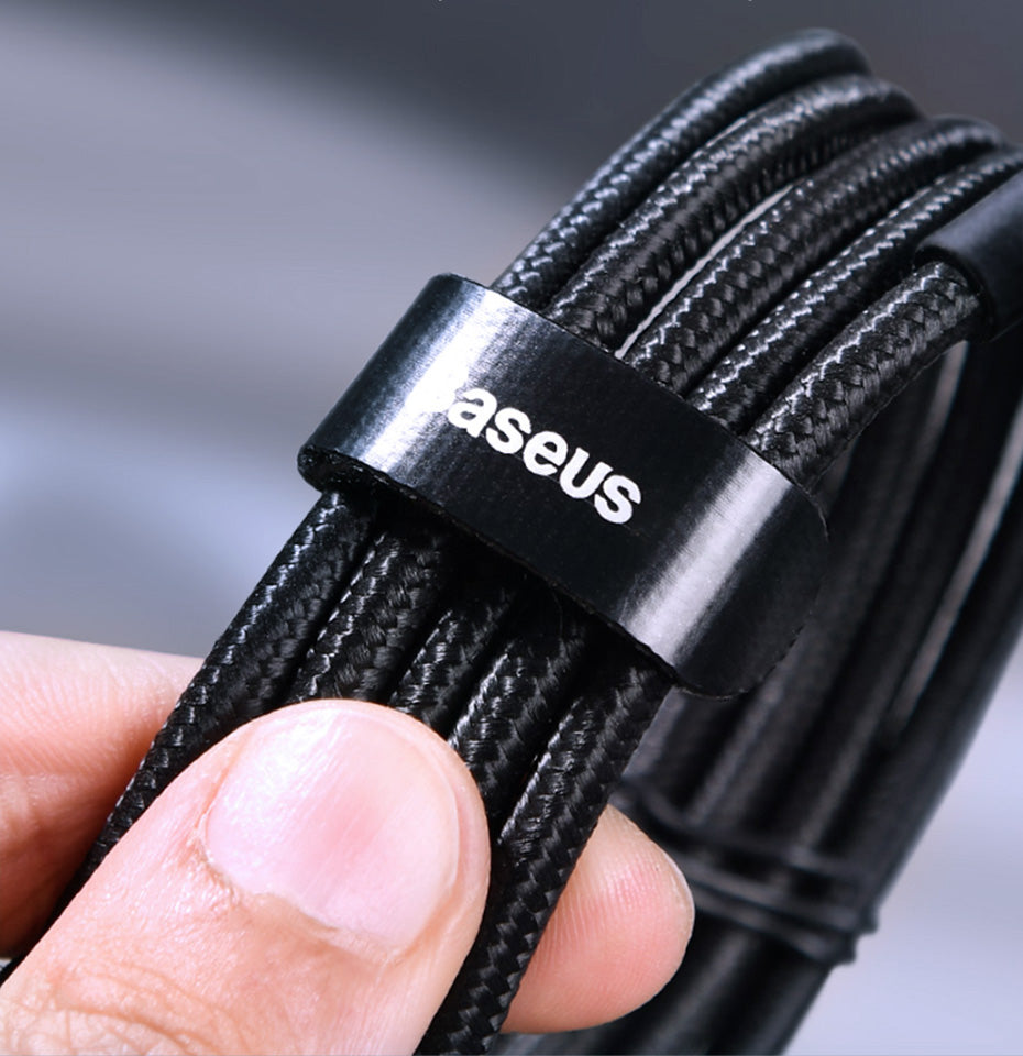 Baseus 100W USB C To USB Type C Cable USBC PD Fast Charging Charger Cord USB-C 5A Type C Cable 2M For Macbook and all new PC