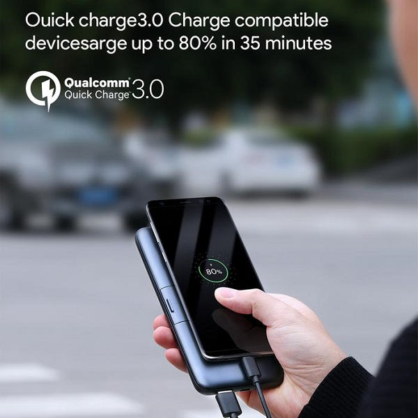 AUKEY 10000mAh Wireless Charging Power Bank with Foldable Stand - PB-WL02