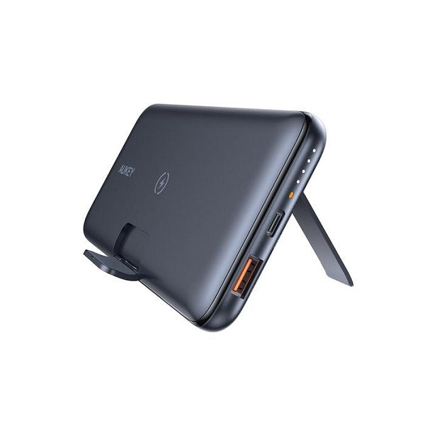 AUKEY 10000mAh Wireless Charging Power Bank with Foldable Stand - PB-WL02