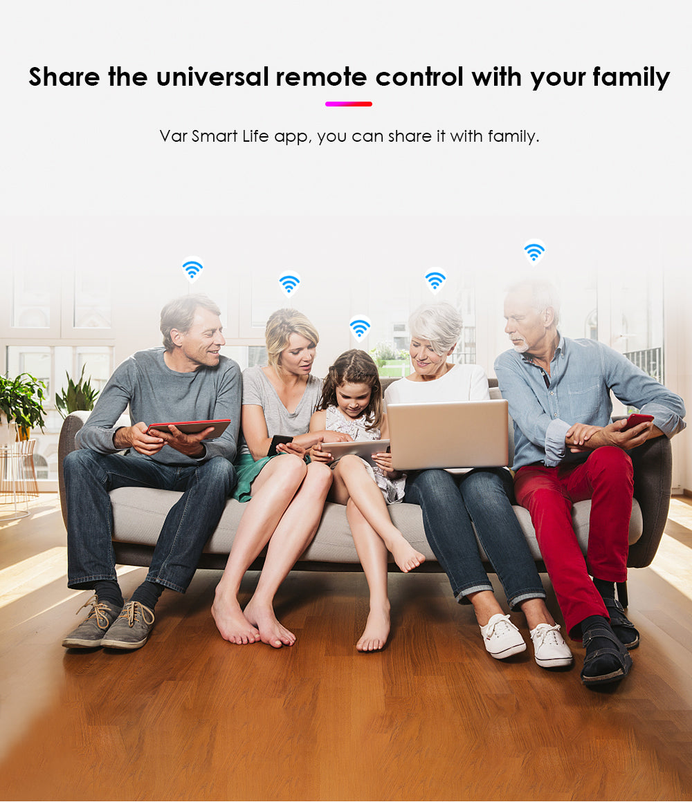 New CORUI Tuya WiFi Infrared Remote Control Smart Universal Smart Home Control TV DVD AUD AC Works With Alexa Google Home
