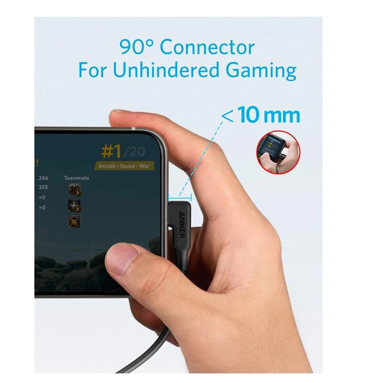 Anker Cable Type-C to Lightning 90 Degree 0.9M
